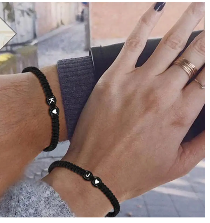 Armband Initial Touw
