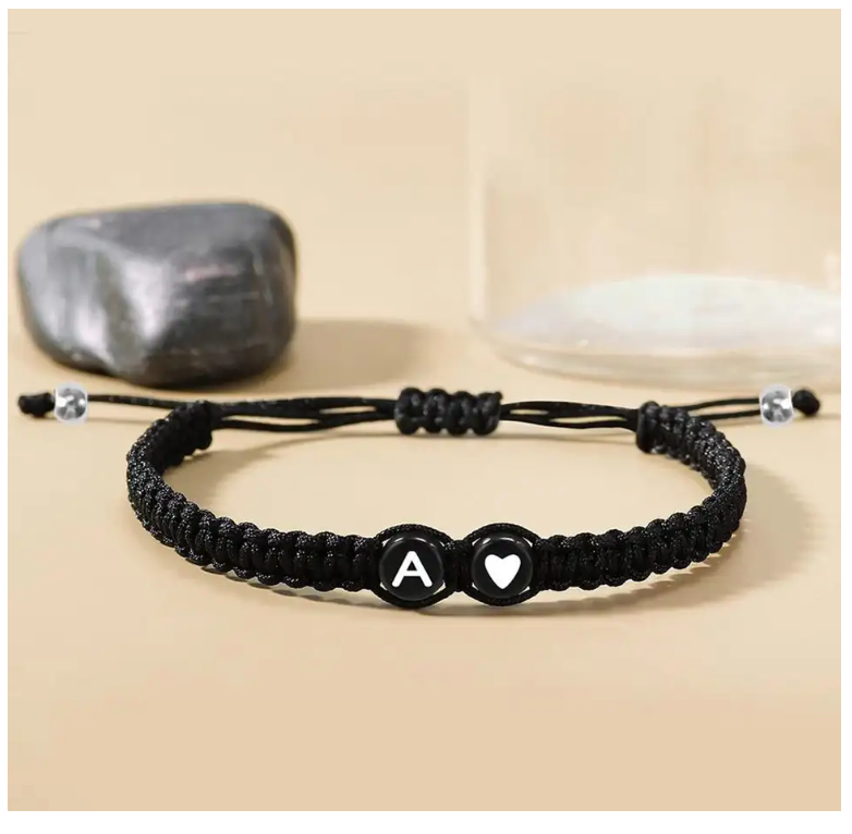 Armband Initial Touw