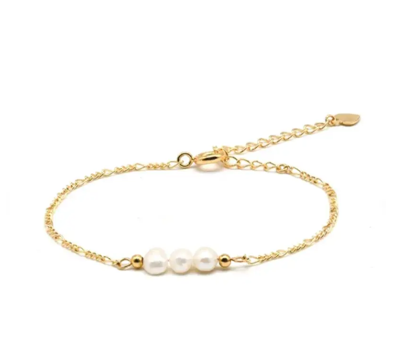 Armband Triple Pearls